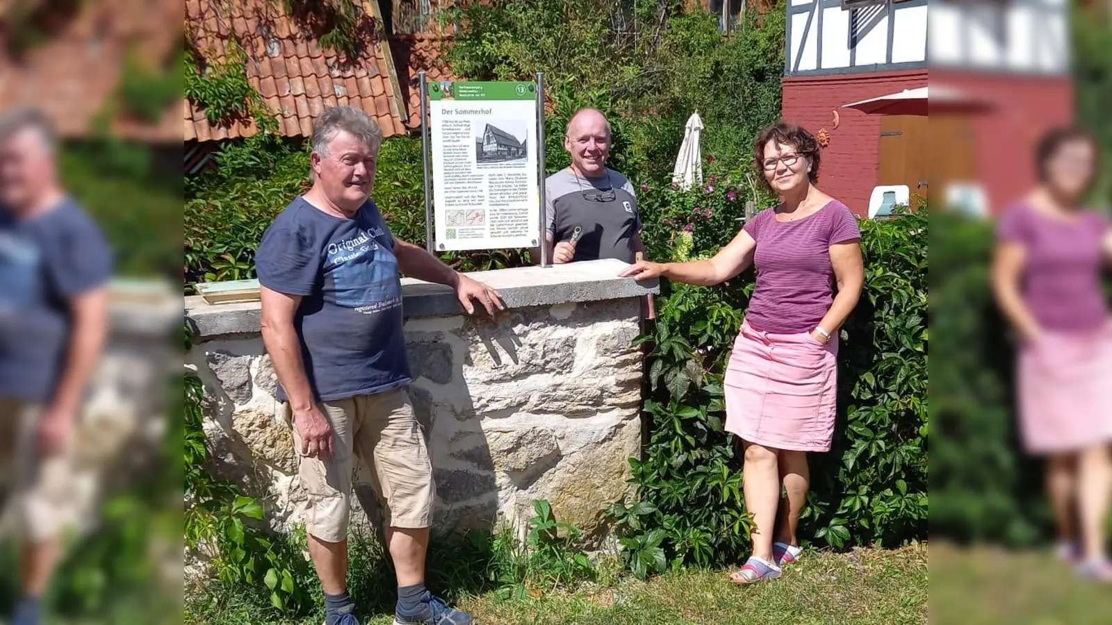 Reinhard Weymann, Gerd Cöster und Elisabeth Gerhardt. (Foto: privat)